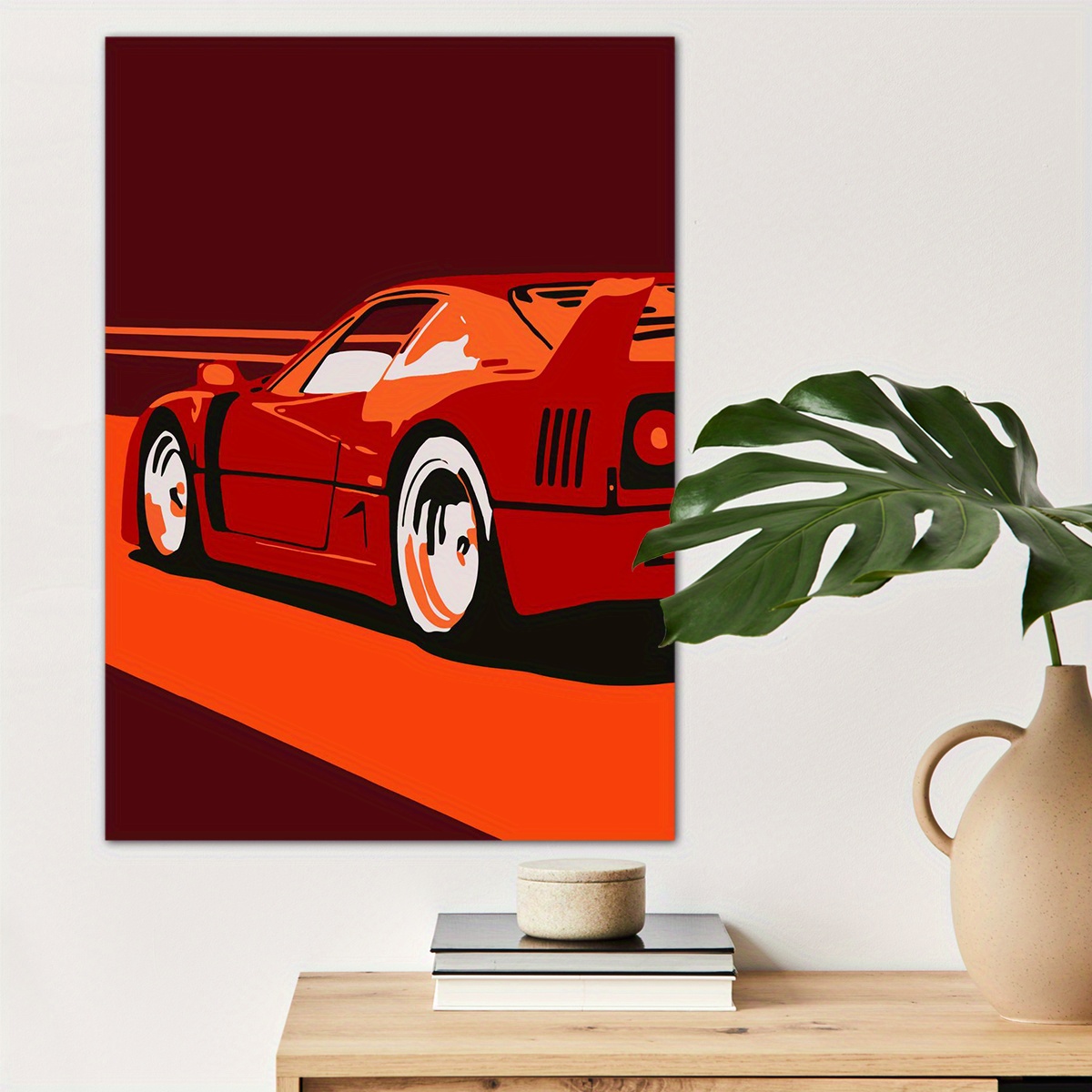 Modern Car Poster Classic Supercar Wall Art Print Cool - Temu