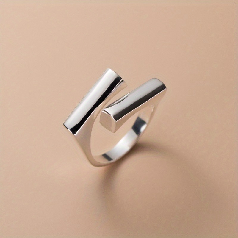 

Creative Geometric Design Cool Simple Open Ring, Ideal Choice For Gifts