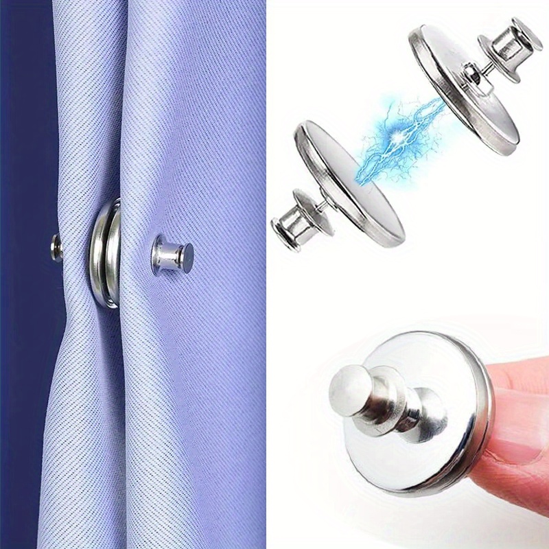 Curtain Magnets Closure Curtain Weights Magnets Back Tack - Temu