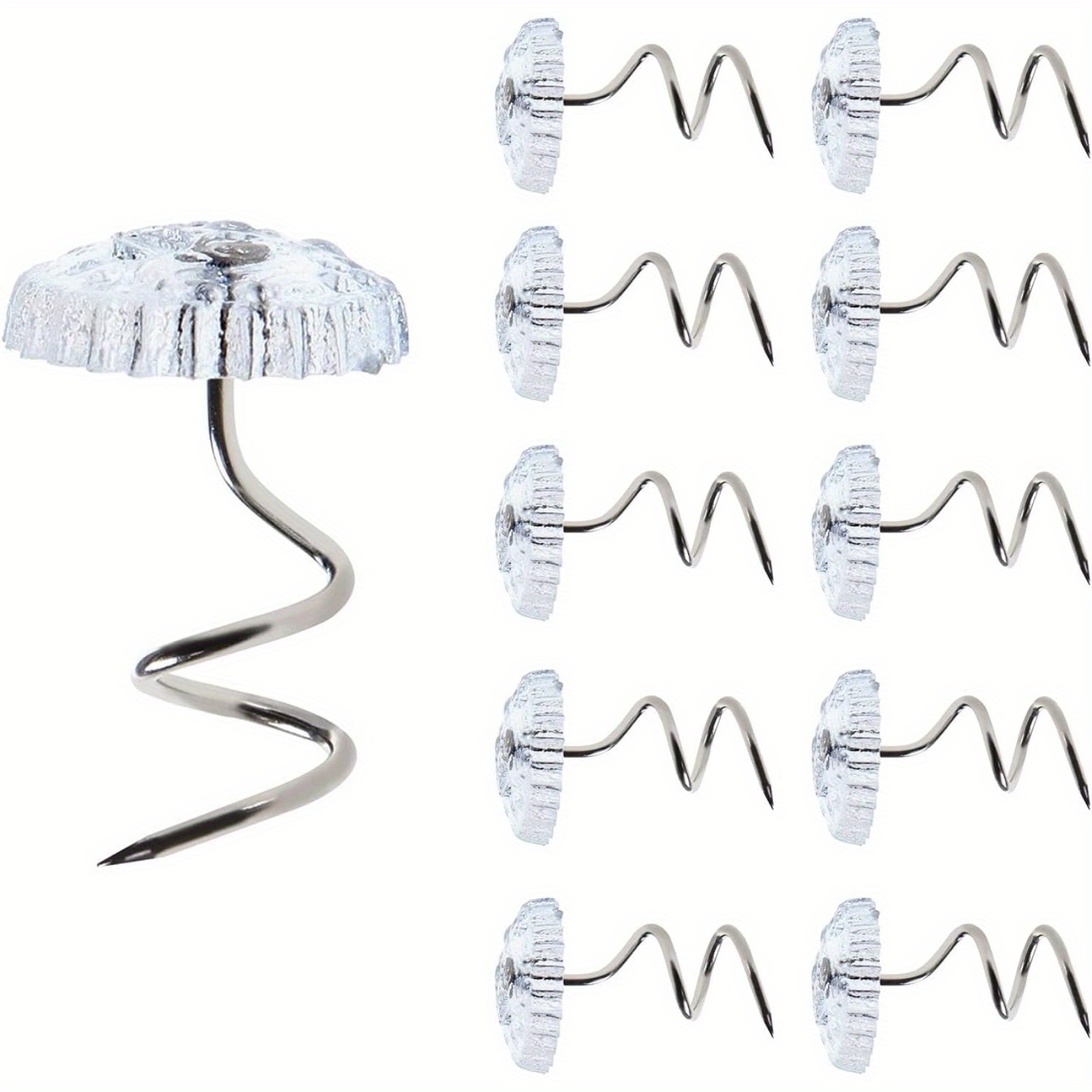 30 Pieces Bed Skirt Pins Bed Skirt Holding Pins Bed Skirt Pins or Holders  Furniture Chair Leg Pins Nails Holding Pins Plastic Head Double Pins for  Upholstery, Slipcovers and Bedskirts