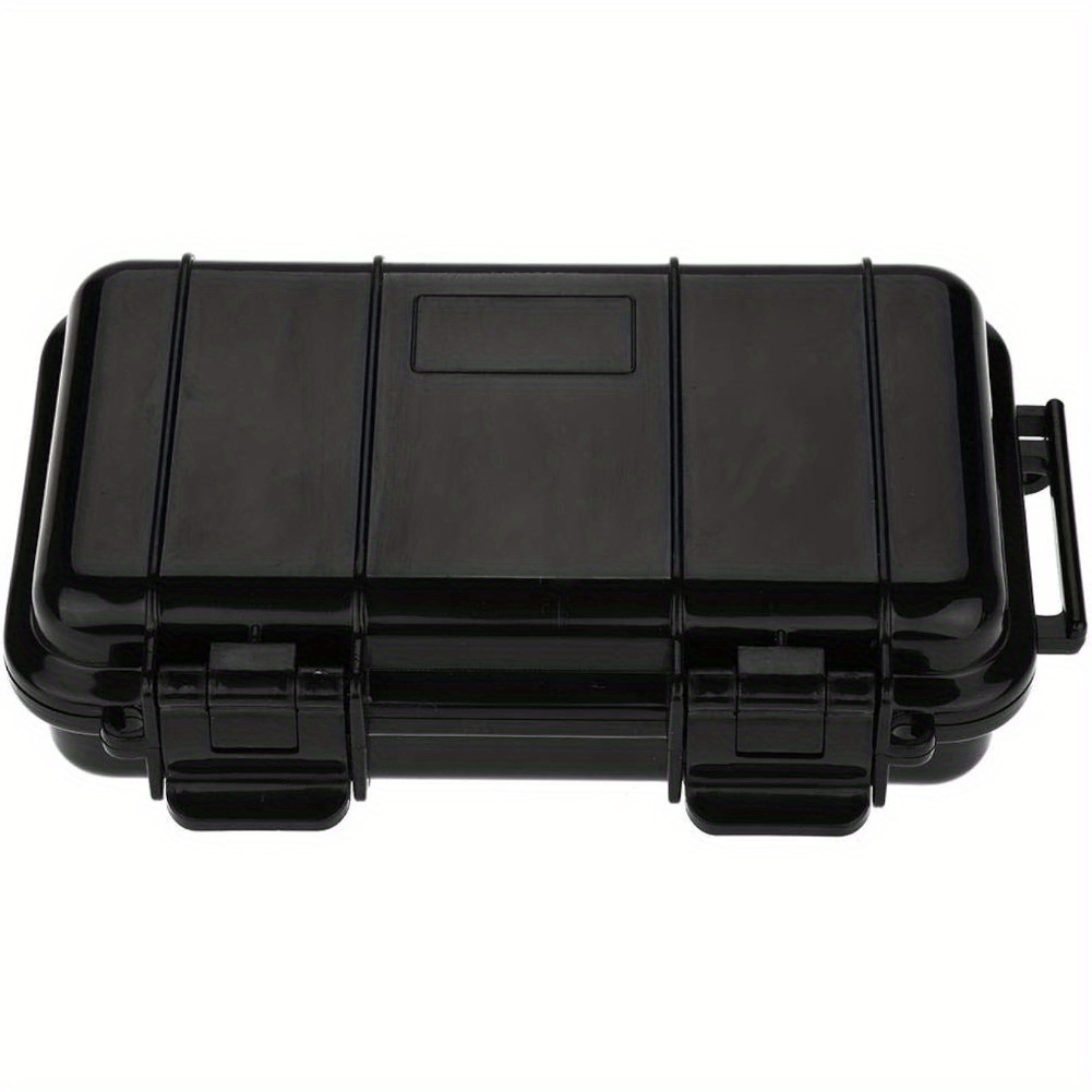 Black Waterproof Case Storage Organizer Outdoor Shockproof - Temu