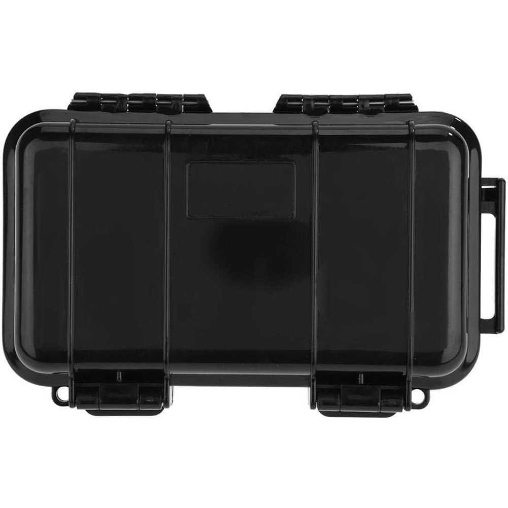 1pc Waterproof Shockproof Airtight Survival Box Black Dry Storage