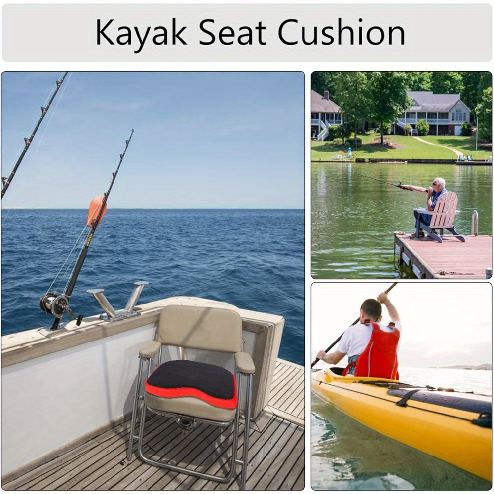  Anti Slip Kayak Seat Cushion,Waterproof Gel Boat