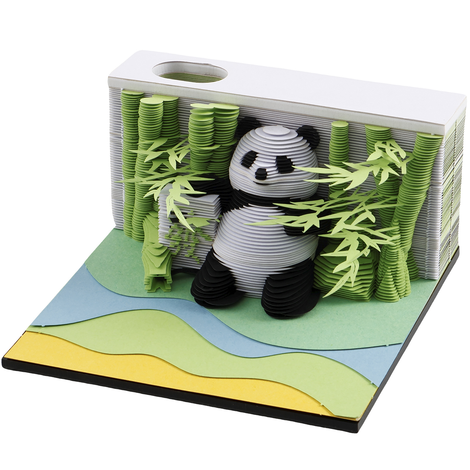 3d Desk Note Pad 175 Pages Creative Panda Memo Pad Tear away - Temu