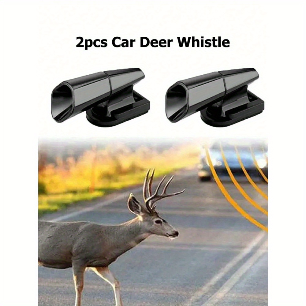 2Pcs Automotive Interior Zubehör Deer Warnung Pfeife Automotive