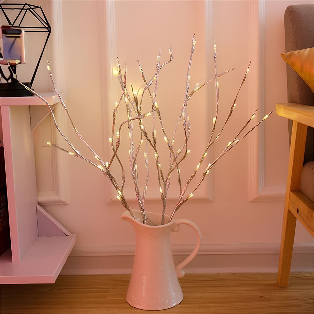 1pc, 20 LED Willow Branch Lights, Bright Silver, Perfect For Mother s Day, Wedding And Home Decoration, High Vase Decoration, Home Decoration, Bedroom Decoration, Wedding Decoration, Christmas Decoration, Holiday Decoration details 10
