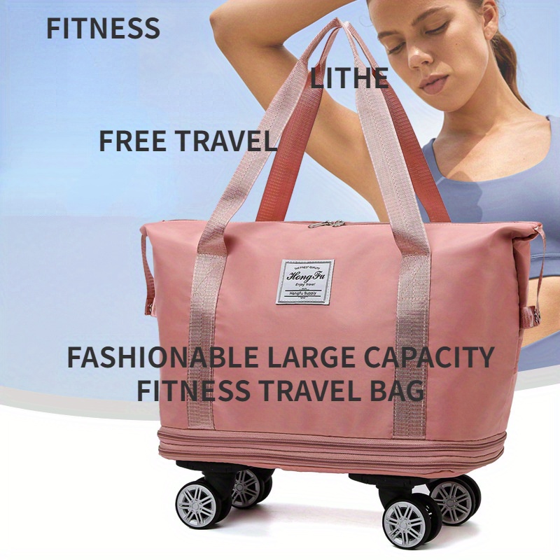 Bolsas de fin de semana para mujer, bolsa grande de lona para viaje, bolsa  de viaje con compartimento para zapatos, 21 pulgadas, juego de 3 piezas