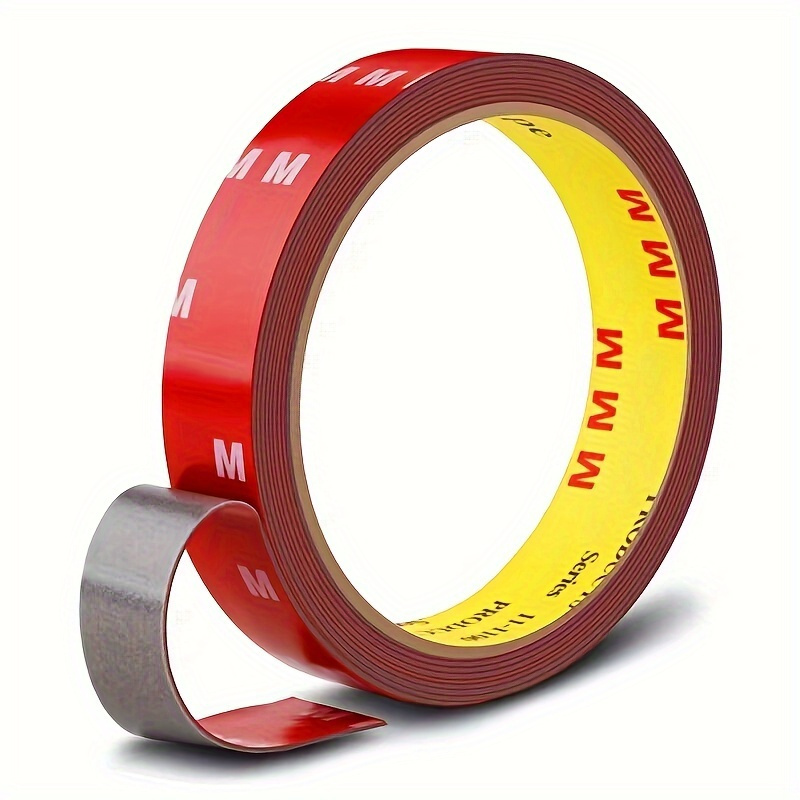 

1roll 300cm/118in Super Strong Double-sided Adhesive Tape - High Viscosity, Non-marking, High Temperature Resistant!