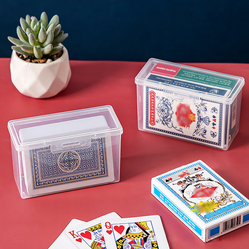 Card Storage Box For Trading Cards Game Hard Cards Box Can - Temu
