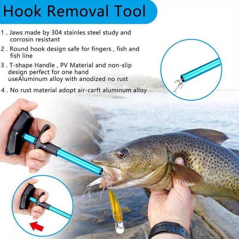 Fish Hook Remover Tools Summer Fishing Hook Saltwater - Temu