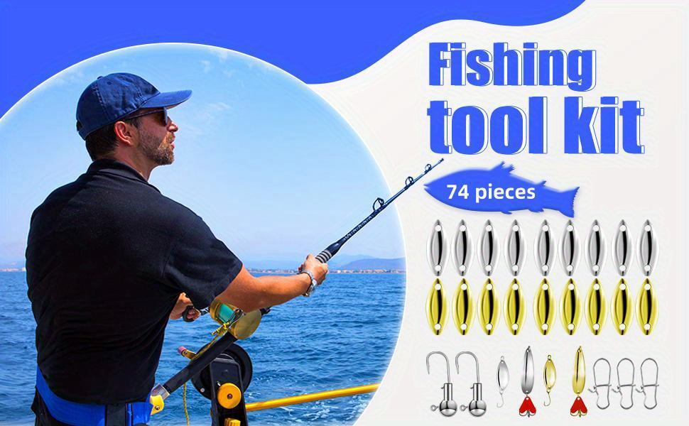 Beginner/advanced Fishing Tool Set Fishing Gear Equipment - Temu