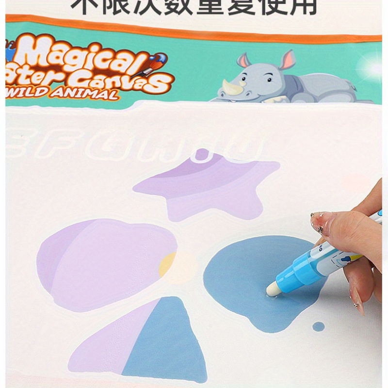 puzzle toys magical water canvas painting pad writing board graffiti childrens painting water painting blanket painting board details 2