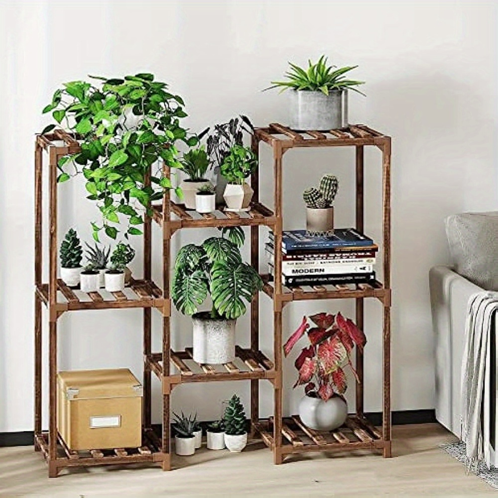 Una estantería plegable de exterior perfecta para plantas