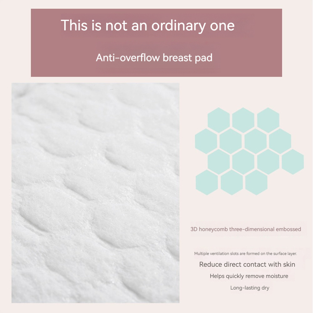 100pcs   pads cotton soft and comfortable breast pads disposable breast pads details 3