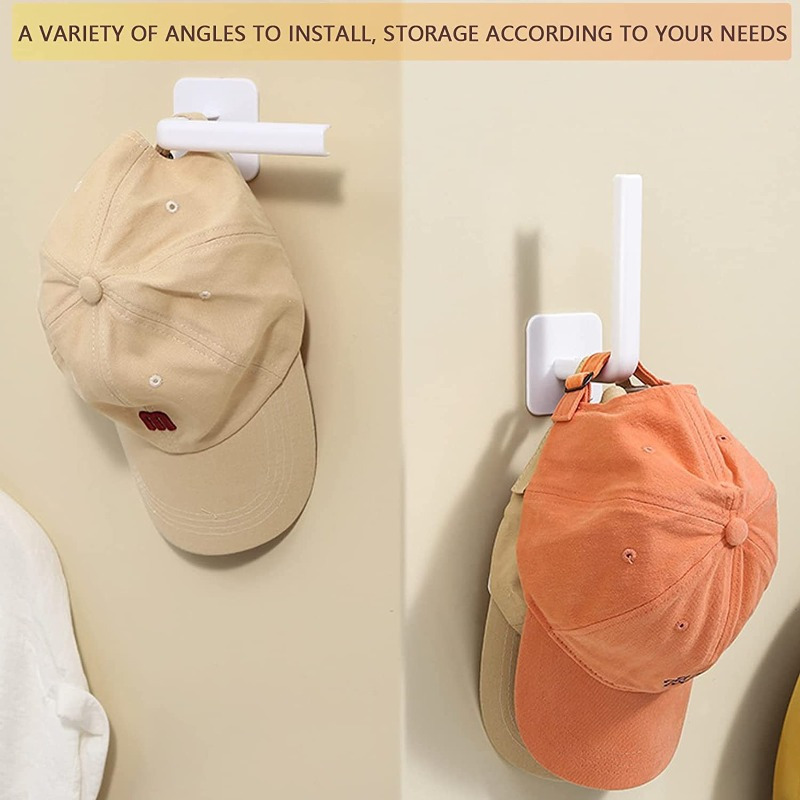 1/3pcs L Shaped Heavy Duty Wall Hooks, Durable Plastic Waterproof Hook  Ideal For Hat, Coat, Towel, Home Storage Organizer, Must Have Hook For  Entrance