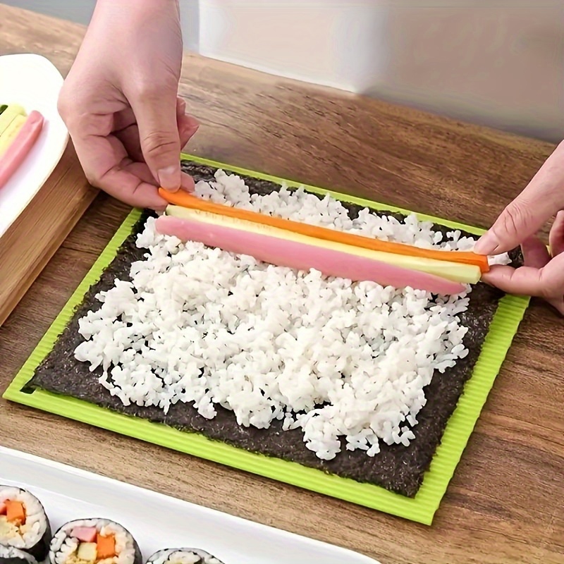 1pc Tapis À Rouler Pour Sushi Fabricant De Sushi Carré Tapis