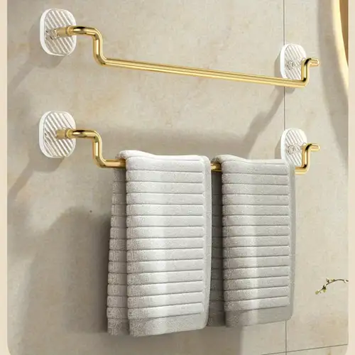 Crochet porte-serviettes double serviette de salle de bains en laiton