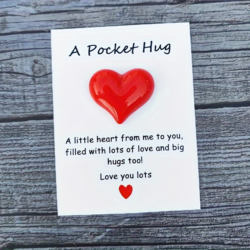 Pocket Hug Heart, Encouragement Cards, Encouragement Note Cards