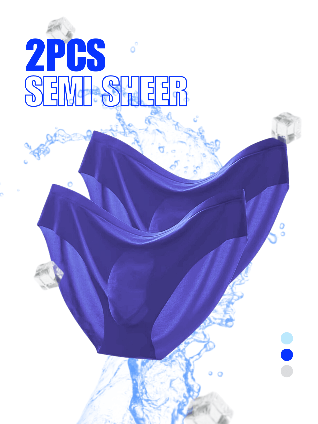 Men's Ice Silk Ultra thin Seamless Breathable Comfy U Pouch - Temu