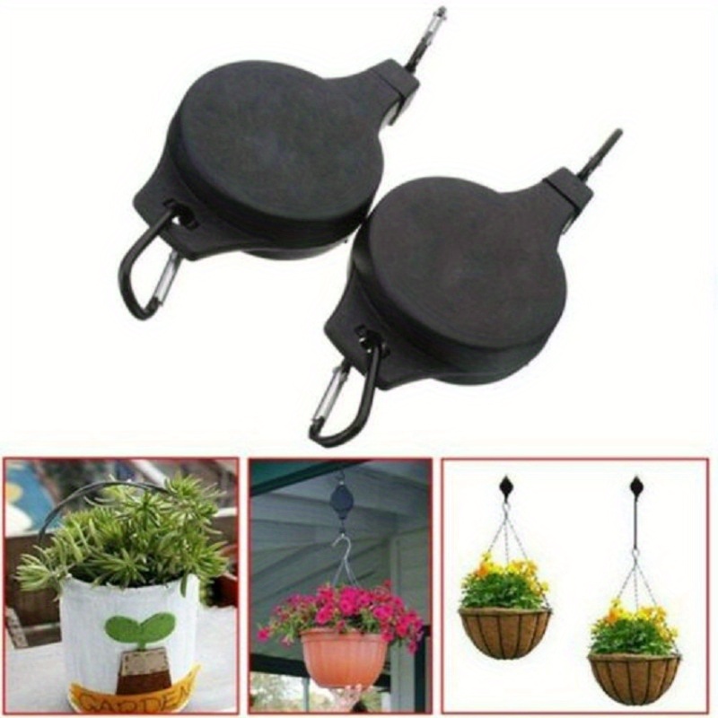 Effortlessly Reach Your Hanging Plants With This Retractable Plant