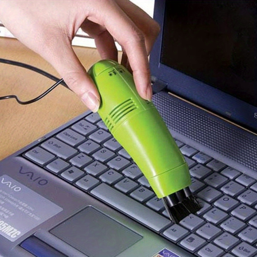 Aspirador de escritorio con carga USB con cepillo de limpieza de boquilla  de vacío, diseño desmontable y portátil mini aspiradora de polvo de mesa,  el