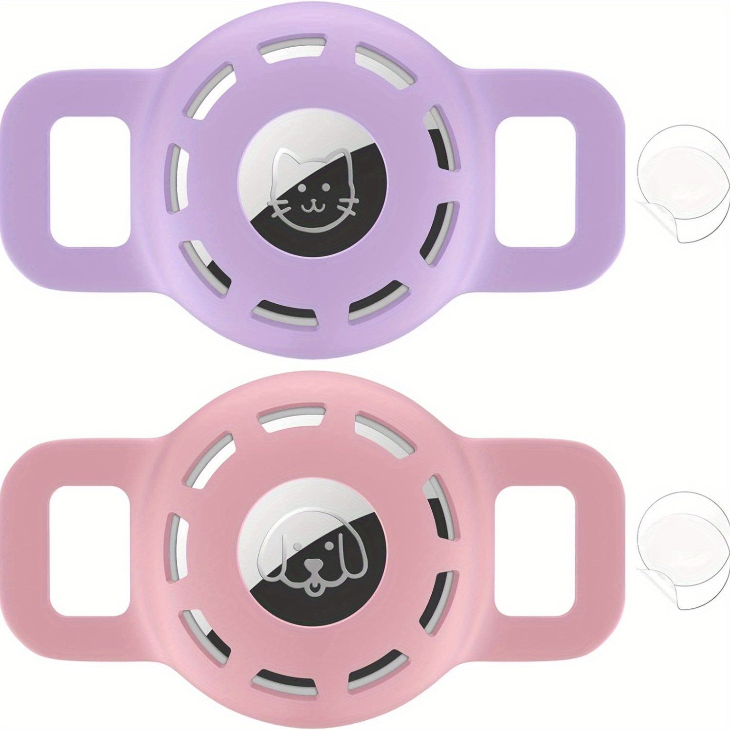 Airtag - Collar para gato con campana, correa ajustable reflectante con  funda Air Tag para gato gatito (rosa)