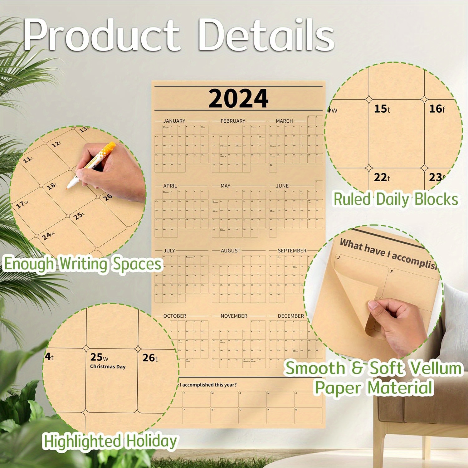 Large Wall Calendar 2024 48 X 24 Vellum Paper Yearly Temu Austria   1702954464612 D7ddfc89c69e442bb9232151fdce4ab7 Goods 