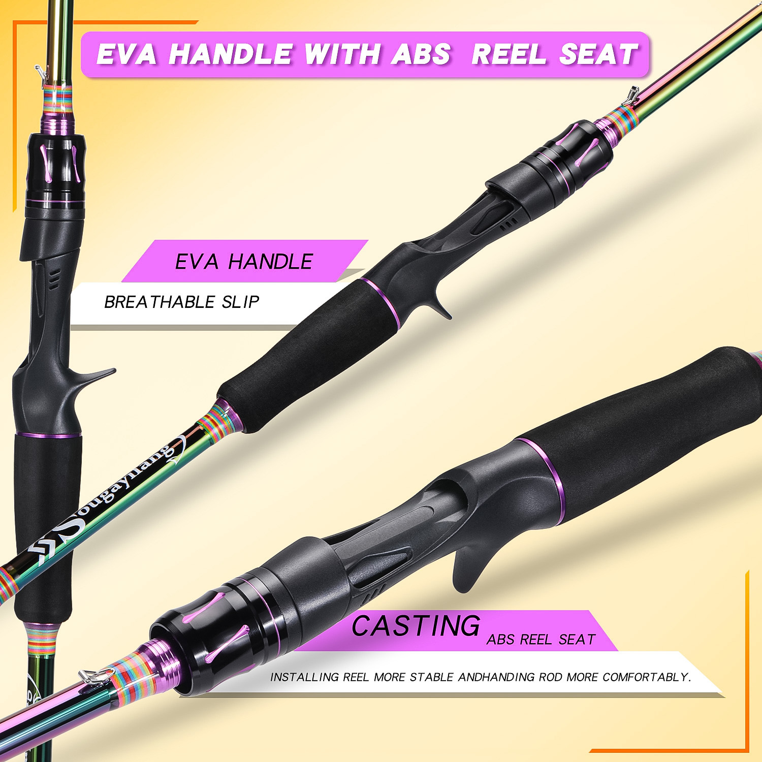 Sougayilang Fishing Rod 2 section Carbon Fiber Rod Blank - Temu