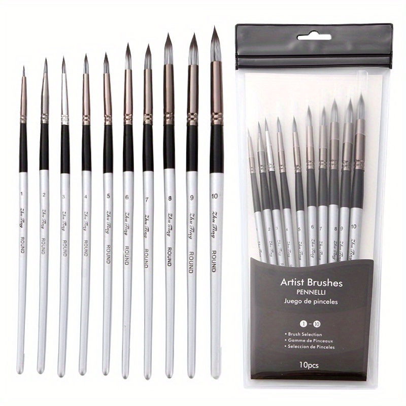 Water-soluble Color Brushes, Compatible With All Watercolor Paints