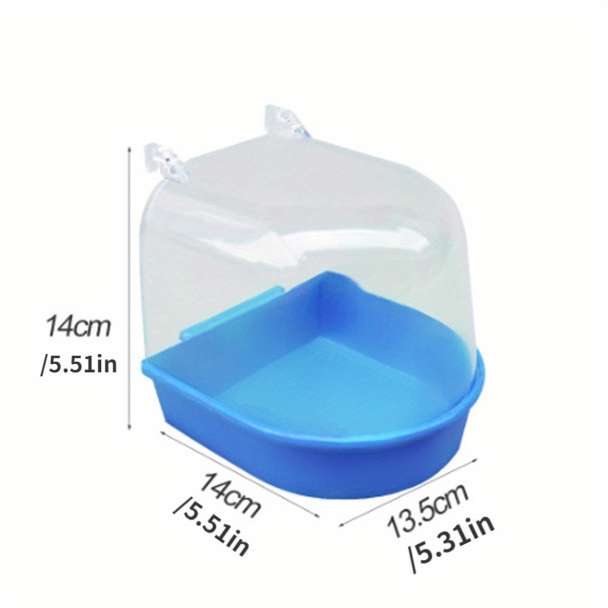 Convenient Hanging Bird Bath Cage 4 Hooks Perfect Small - Temu