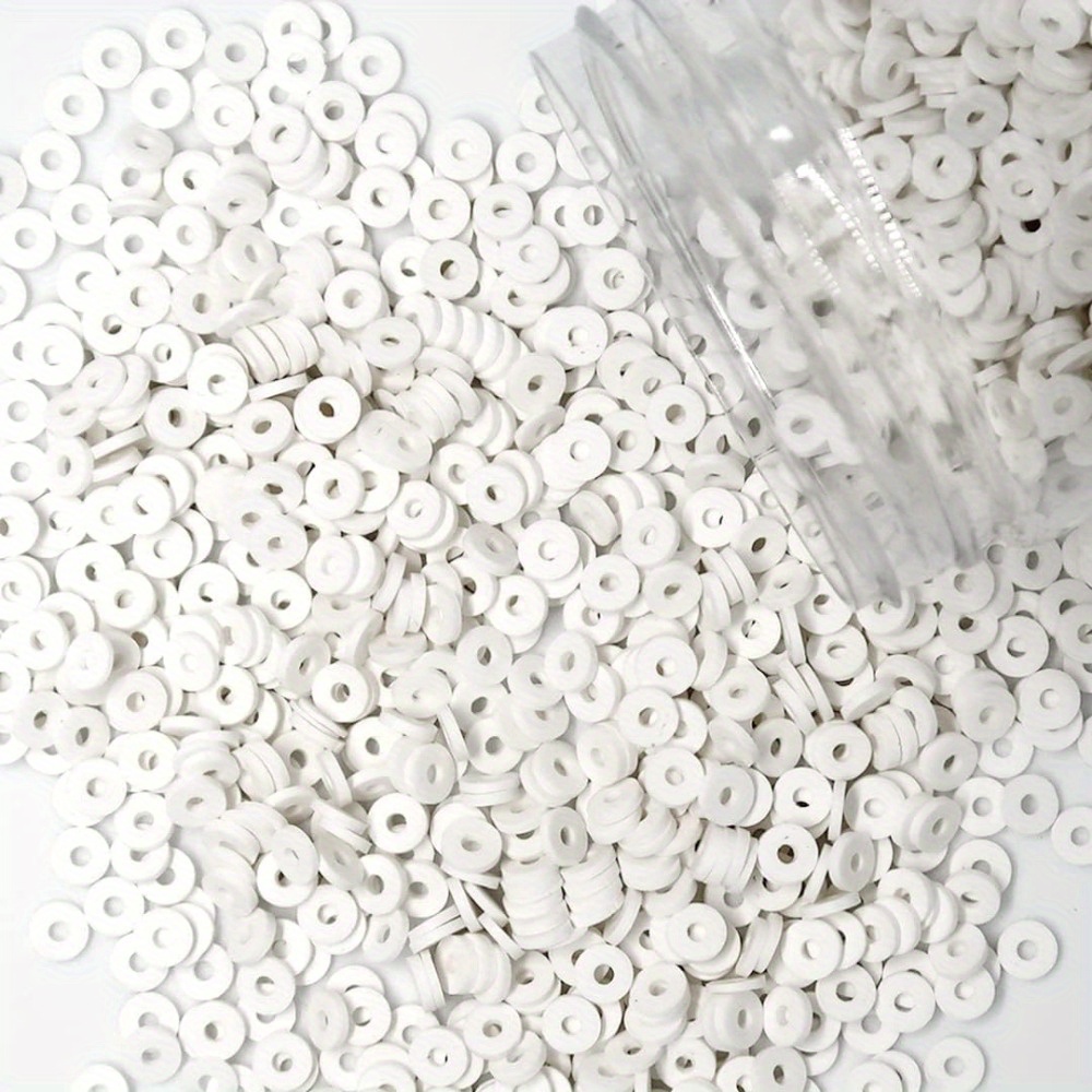 

4800pcs 6mm White/black Clay Beads For Jewelry Making Diy Fashion Bracelets Necklace Earrings Handicrafts Small Business Supplies