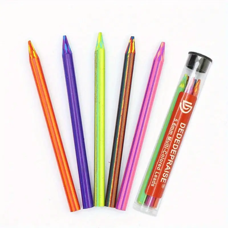 Set, 5.6mm Mechanical Automatic Pencils And Charcoal Graphite Pencil Lead  Soft Medium Hard Hb 2b