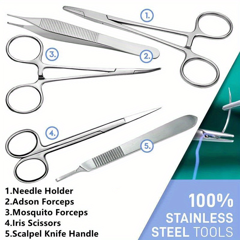 Kit de pratique de suture complet pour étudiants en médecine