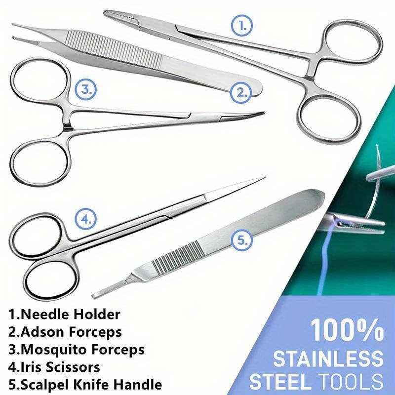 Surgical Suture Instrument Set Silicone Stitching Module - Temu