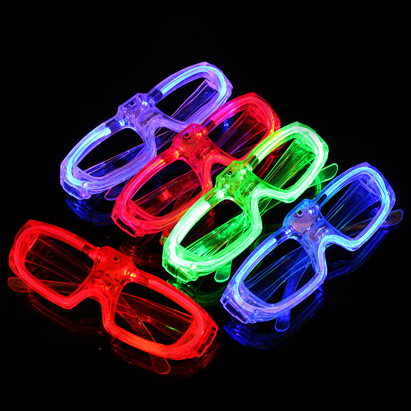  LEUCHT BRILLE LED Leuchtbrille HERZ multicolor