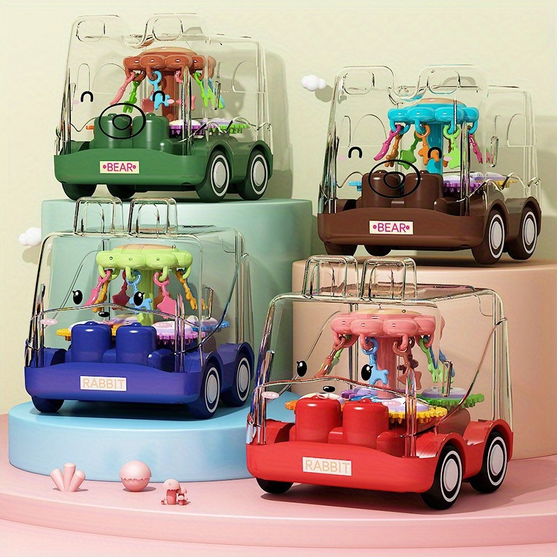 Voiture de jouet en alliage de plastique pour enfants moins modèle de bus  voiture de transport de voiture jouets de cadeau d'anniversaire de Noël pour  enfants pour 3-10 ans