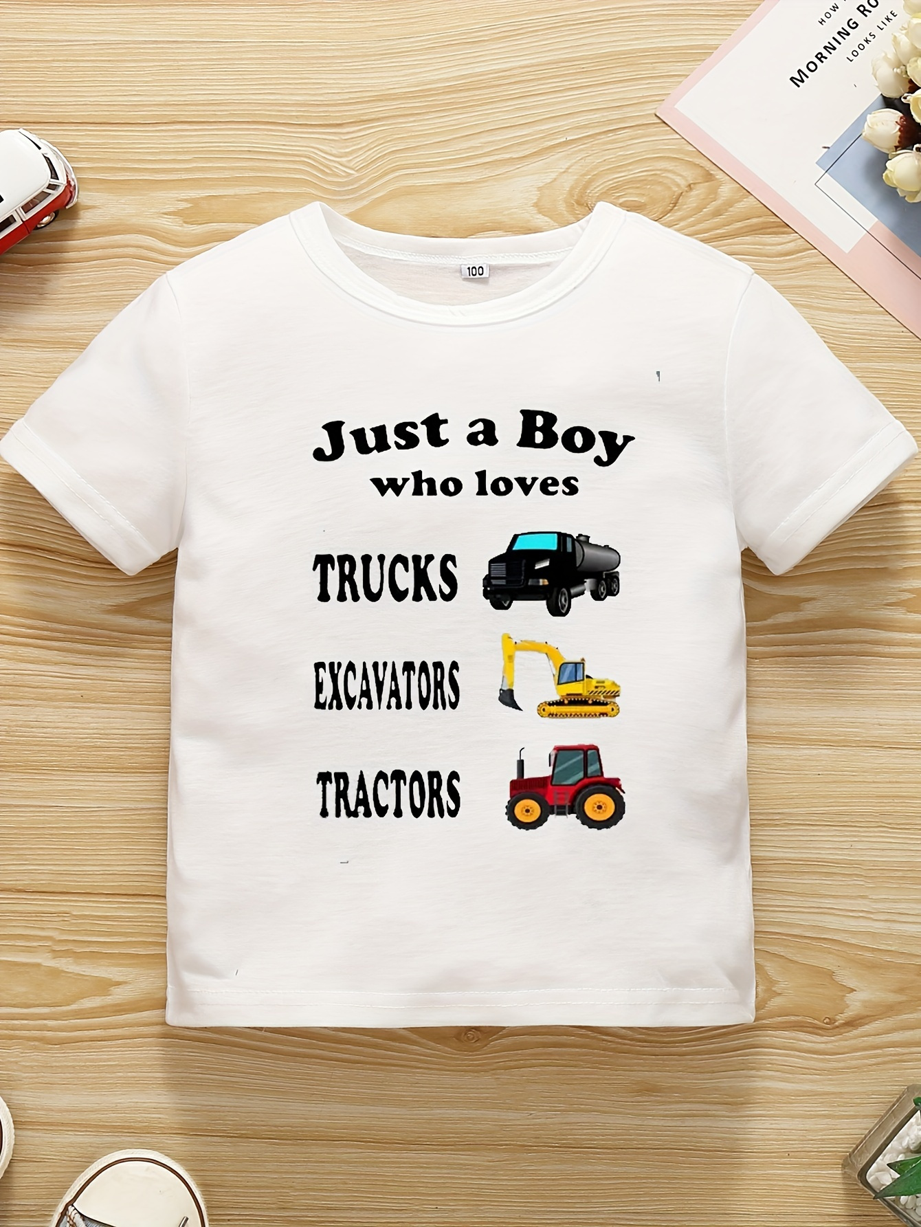 Monster Trucks Are My Jam Toddler Long Sleeve T-shirt Print Kids' T-shirt  Themed Long Sleeve Tee 