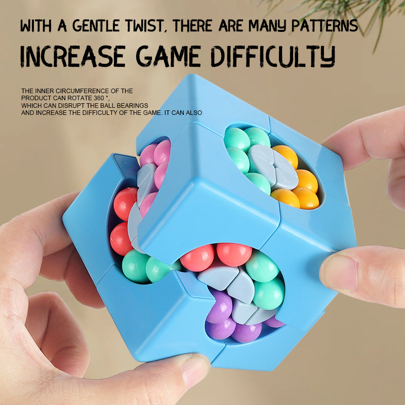Fidget Cube Toys De 12 Caras Cubo Antiestres, Descompresión Esfera Fidget