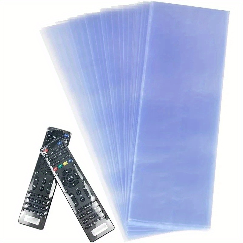 

Value Pack 100pcs/set Transparent Air Conditioner, Smart Tv Remote Control Protective Cover Dustproof And Waterproof Remote Control Heat Shrink Film