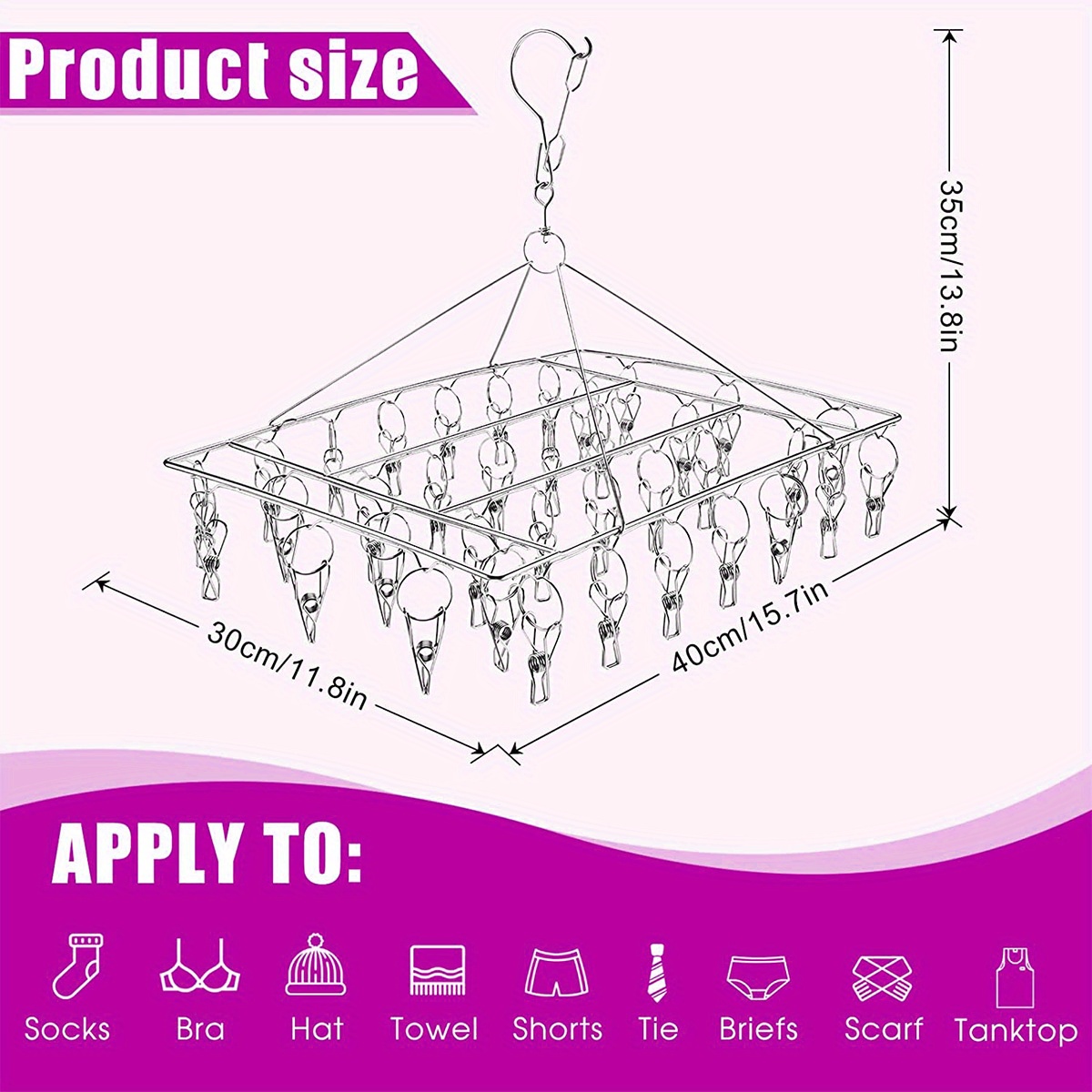 Folding Drying Rack For Clothes Underwear Towel Gloves Bra Dryer