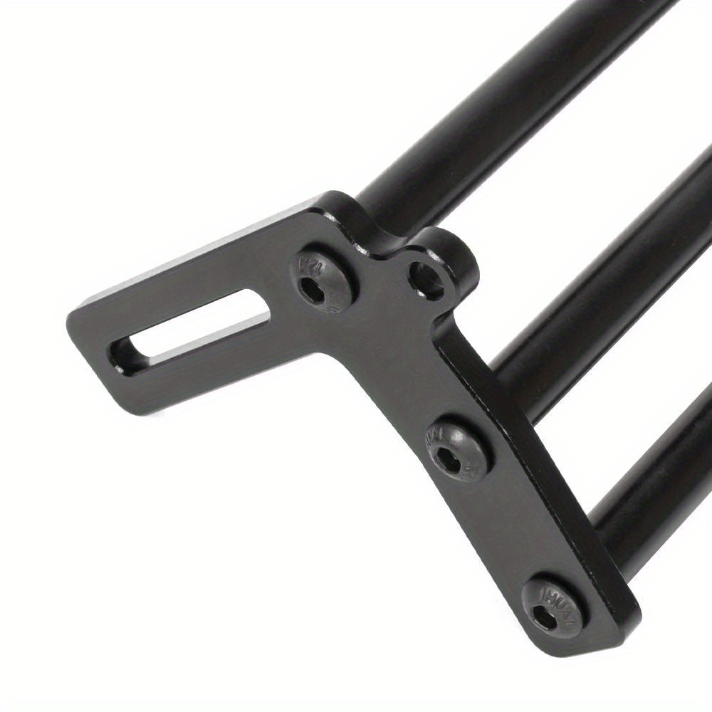 RC Front Bumper, Aluminum Alloy Bumper, RC Car Metal Front Bumper For 1/10 RC Car Crawler Chassis Gspeed LCG TRX4 SCX10 Dodge Power Wagon Cliffhanger