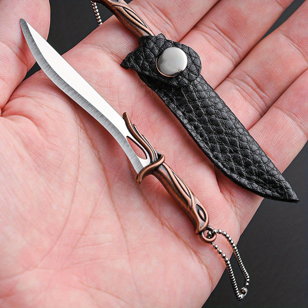 Pocket Knife Necklace // Mini Pocket Knife Necklace // Miniature Knife // Navaja  Stiletto Knife Necklace // Vintage Style Knife Necklace 