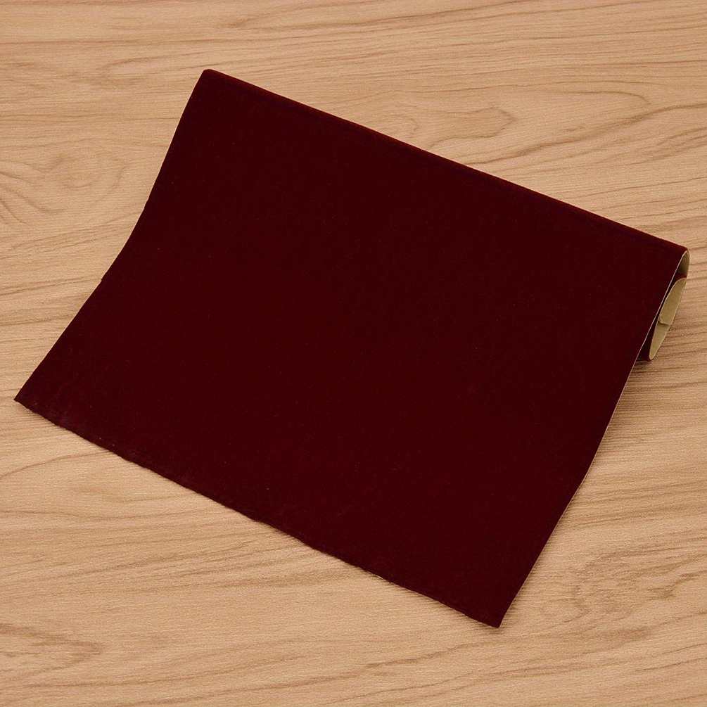 1pc A4 Flocked Self-adhesive Fabric Thickened Self-adhesive Velvet Fabric Background Cloth Book Cover Carpet Making Fabric Handmade Fabric