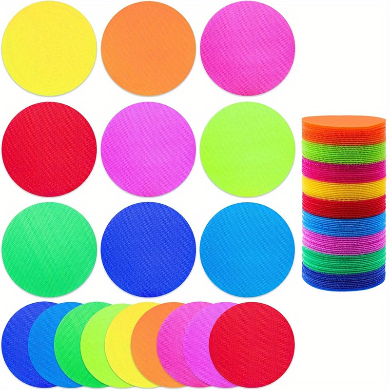 Floor Spot Markers Colorful Spot Markers Non-slip Carpet Markers For Kids  Multicolor Circle Spot Markers