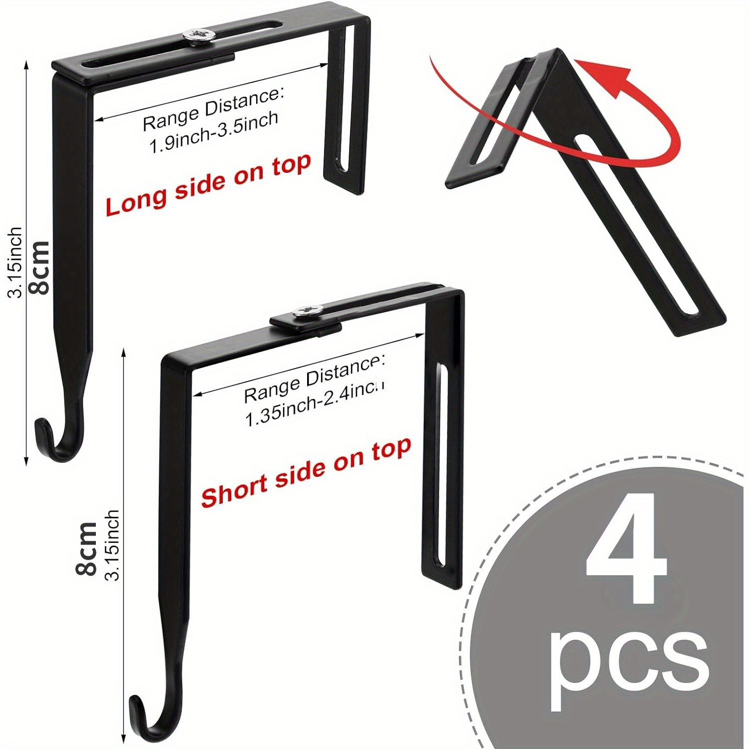 Adjustable Cubicle Hangers Universal Partition Hanger Set - Temu