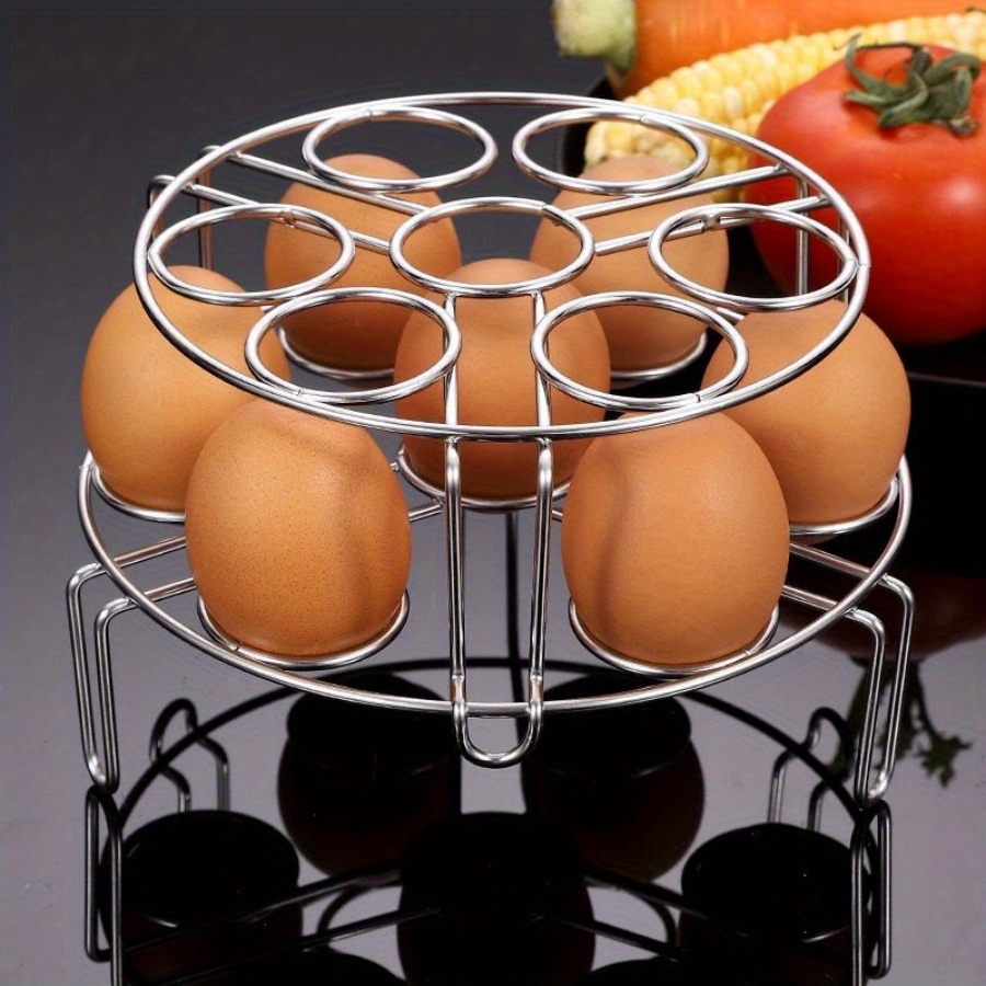 1 2pcs Steel Egg Steaming Size Egg Egg Accessories Kitchen Gadgets