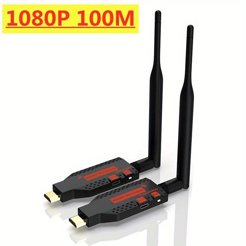 Wireless HDMI Extender Video Transmitter Receiver Screen Mirroring PC To TV  100m