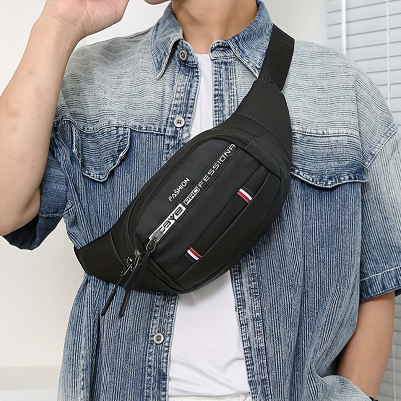 

1pc Men's New Fashion Versatile Lightweight Waist Bag