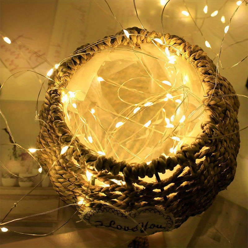 10M Small Ball Fairy Lights Globe String Lights USB/Battery Operated for  Garden Christmas Bedroom Wedding Camping Tent Decor
