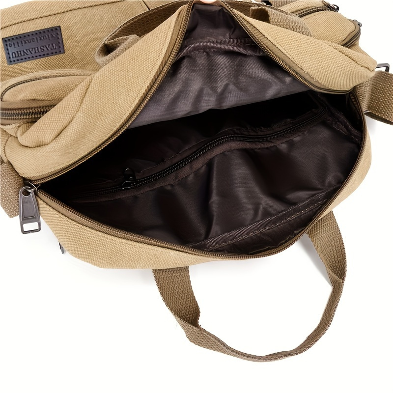 Bolso Bandolera Hombre Cinco Capas Múltiples Capas Bolso - Temu